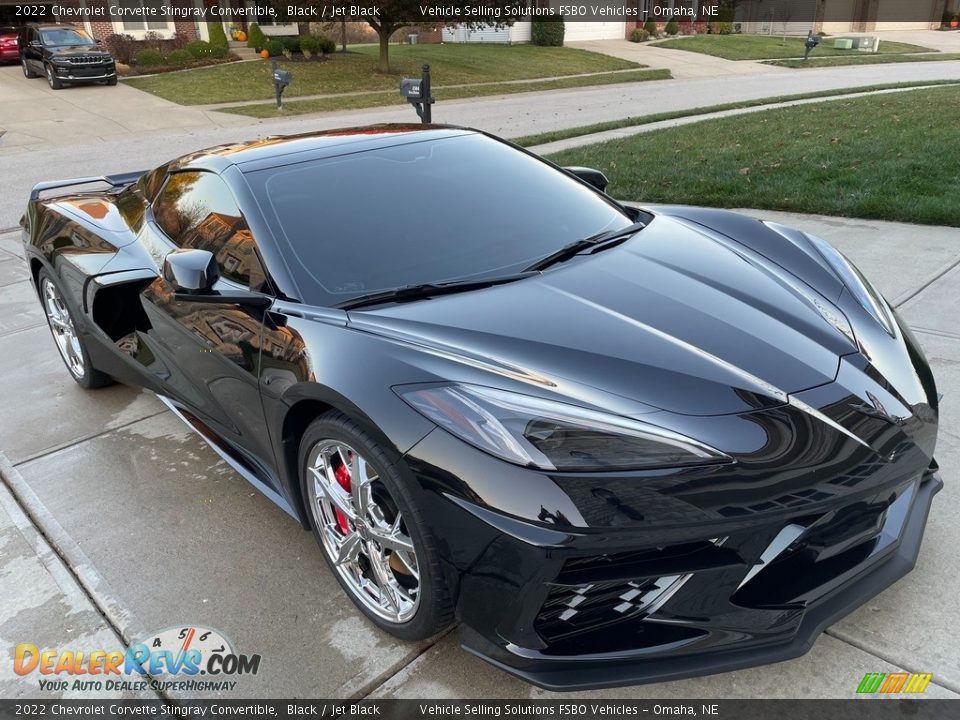 Front 3/4 View of 2022 Chevrolet Corvette Stingray Convertible Photo #2