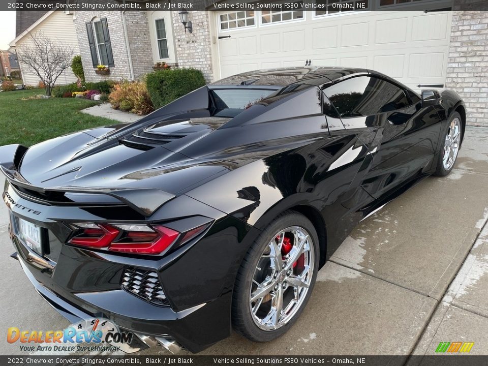 Black 2022 Chevrolet Corvette Stingray Convertible Photo #3