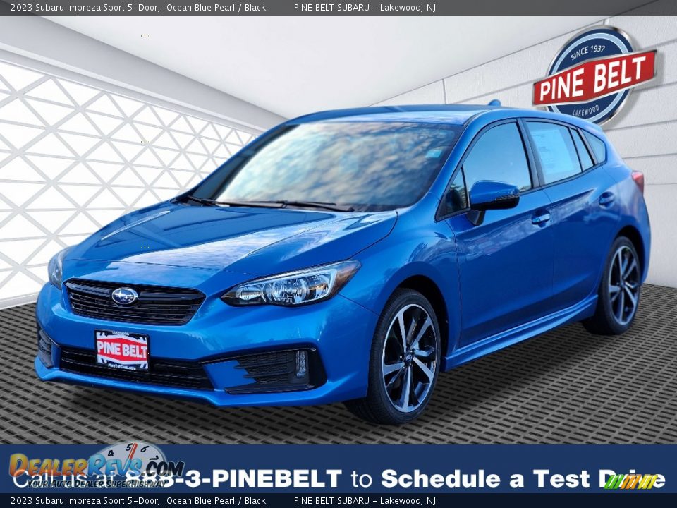 2023 Subaru Impreza Sport 5-Door Ocean Blue Pearl / Black Photo #1