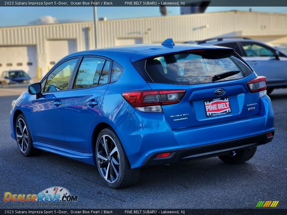 2023 Subaru Impreza Sport 5-Door Ocean Blue Pearl / Black Photo #5