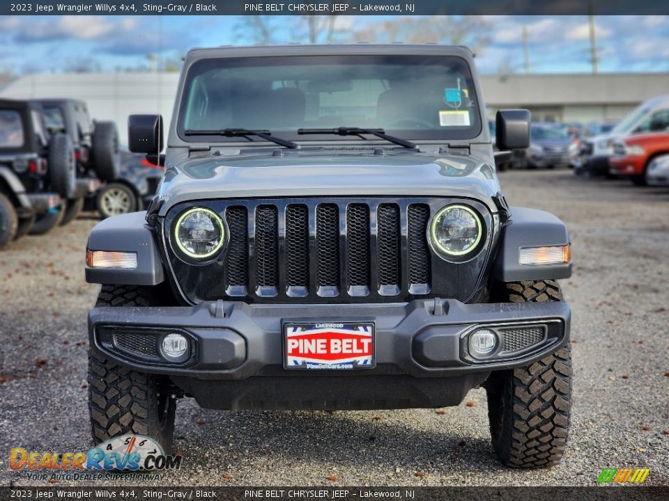 2023 Jeep Wrangler Willys 4x4 Sting-Gray / Black Photo #2