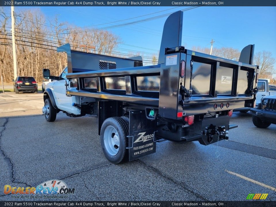 Bright White 2022 Ram 5500 Tradesman Regular Cab 4x4 Dump Truck Photo #8