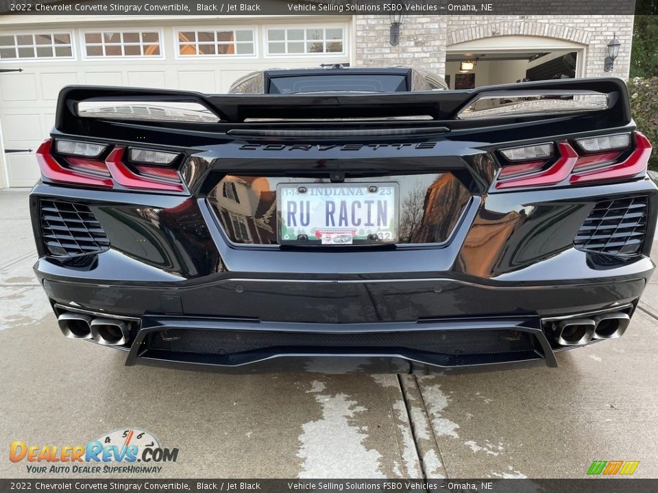 2022 Chevrolet Corvette Stingray Convertible Black / Jet Black Photo #9