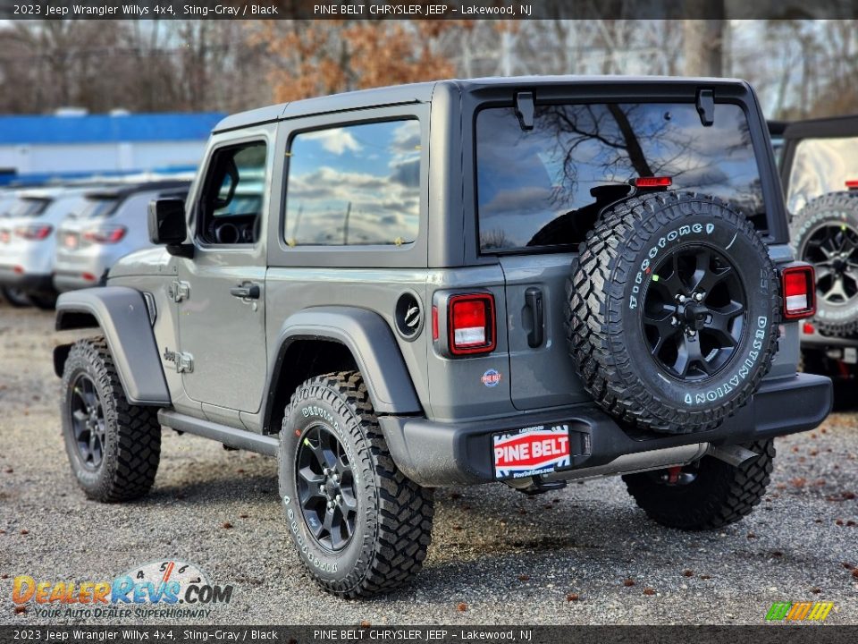 2023 Jeep Wrangler Willys 4x4 Sting-Gray / Black Photo #4