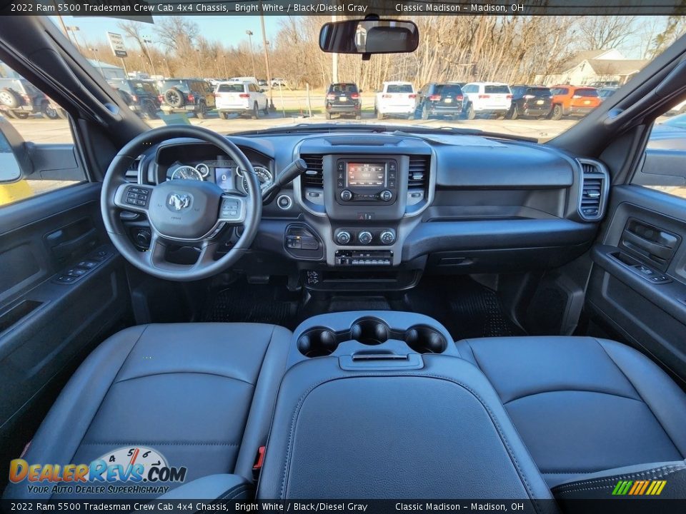 2022 Ram 5500 Tradesman Crew Cab 4x4 Chassis Bright White / Black/Diesel Gray Photo #4