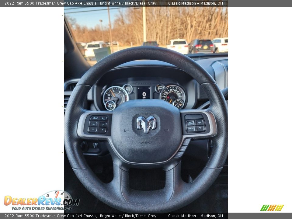 2022 Ram 5500 Tradesman Crew Cab 4x4 Chassis Bright White / Black/Diesel Gray Photo #5