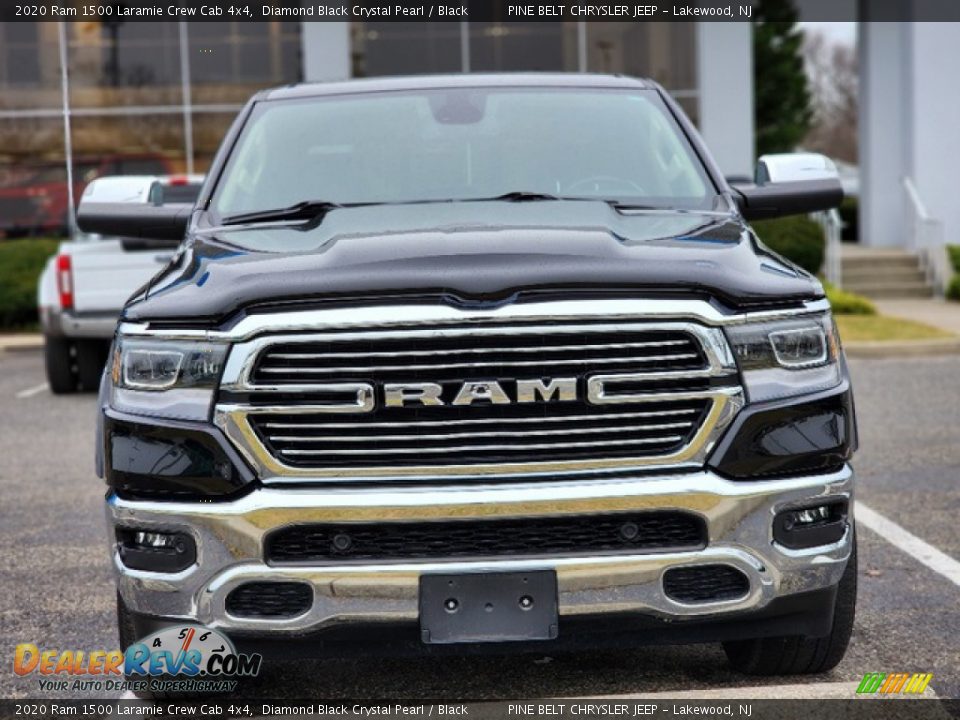 2020 Ram 1500 Laramie Crew Cab 4x4 Diamond Black Crystal Pearl / Black Photo #2