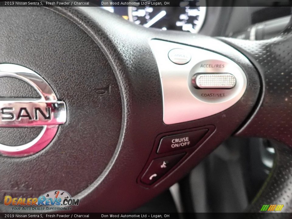 2019 Nissan Sentra S Fresh Powder / Charcoal Photo #17