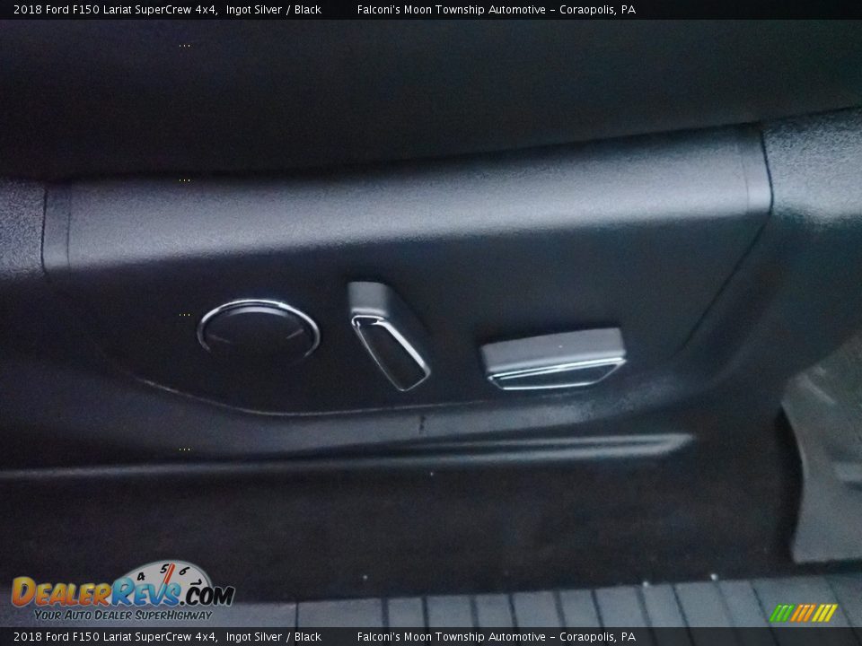 2018 Ford F150 Lariat SuperCrew 4x4 Ingot Silver / Black Photo #13