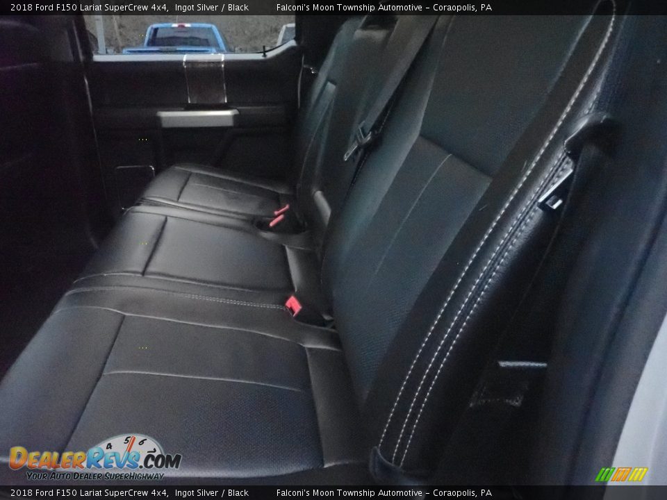 2018 Ford F150 Lariat SuperCrew 4x4 Ingot Silver / Black Photo #19