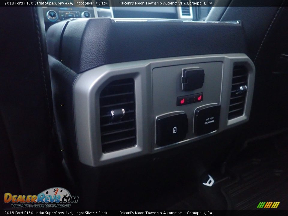 2018 Ford F150 Lariat SuperCrew 4x4 Ingot Silver / Black Photo #21