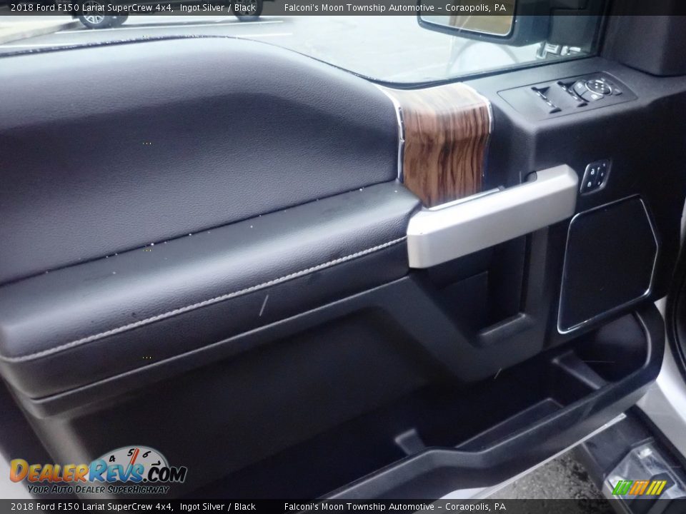 2018 Ford F150 Lariat SuperCrew 4x4 Ingot Silver / Black Photo #22