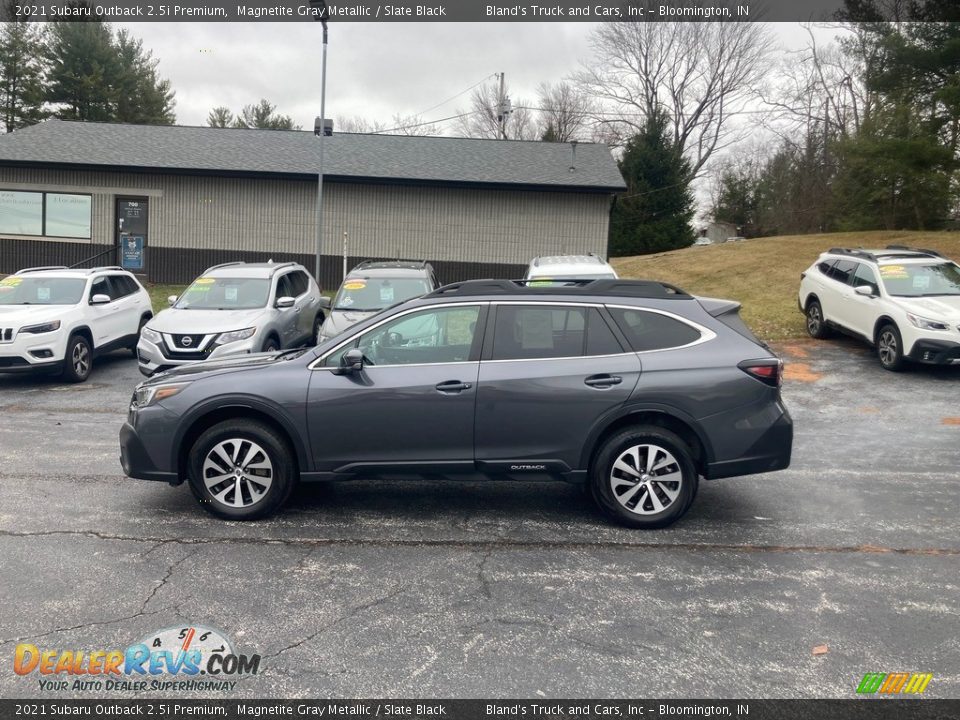 2021 Subaru Outback 2.5i Premium Magnetite Gray Metallic / Slate Black Photo #1