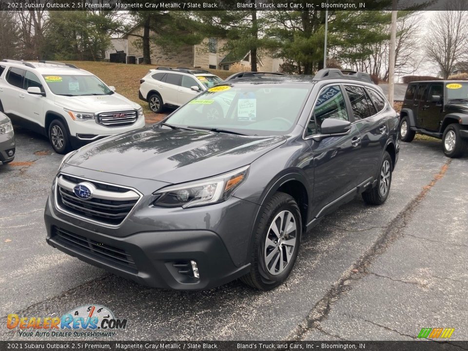 2021 Subaru Outback 2.5i Premium Magnetite Gray Metallic / Slate Black Photo #2