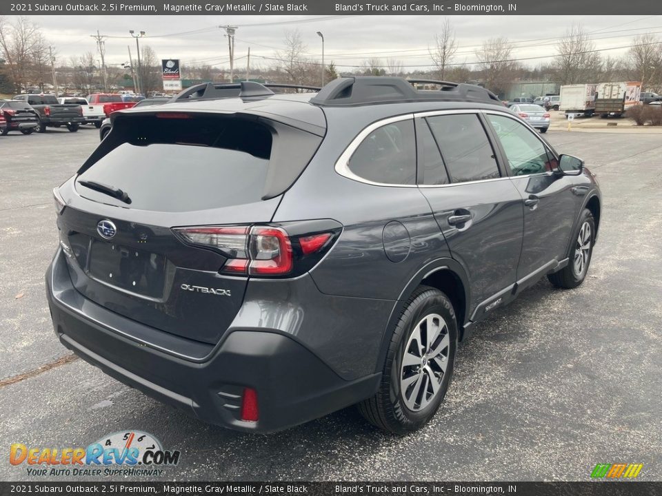 2021 Subaru Outback 2.5i Premium Magnetite Gray Metallic / Slate Black Photo #7