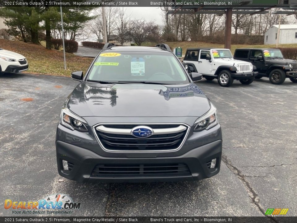 2021 Subaru Outback 2.5i Premium Magnetite Gray Metallic / Slate Black Photo #9