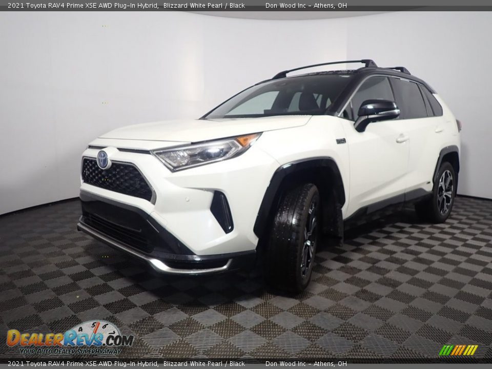 Blizzard White Pearl 2021 Toyota RAV4 Prime XSE AWD Plug-In Hybrid Photo #10