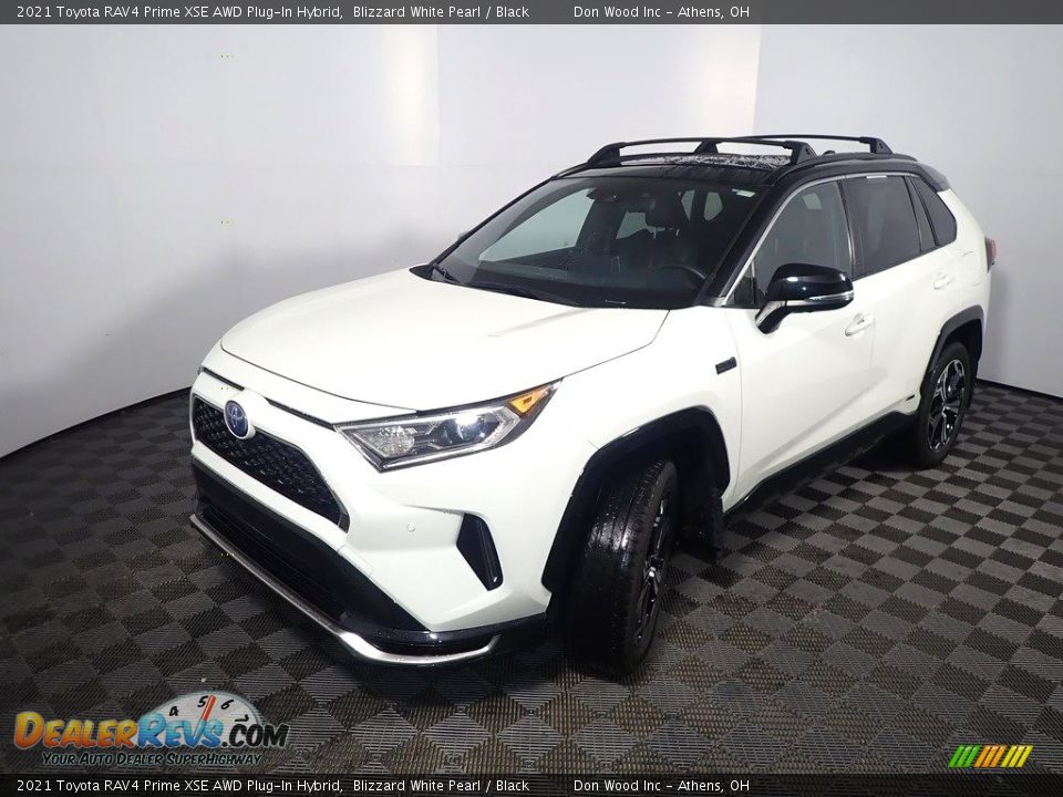 Blizzard White Pearl 2021 Toyota RAV4 Prime XSE AWD Plug-In Hybrid Photo #11