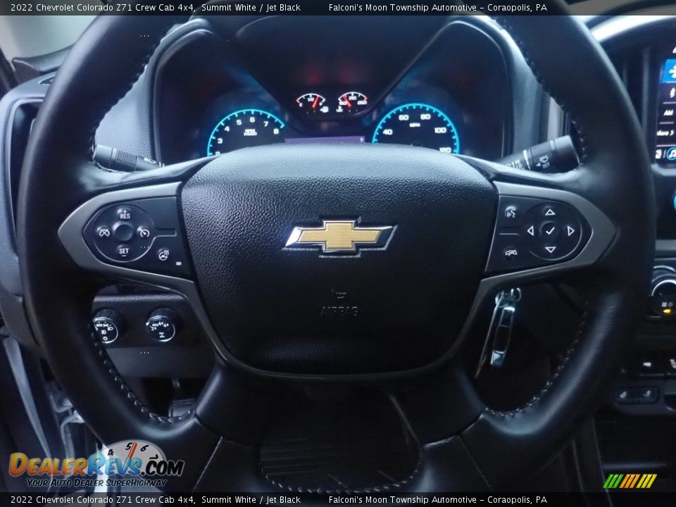 2022 Chevrolet Colorado Z71 Crew Cab 4x4 Summit White / Jet Black Photo #24