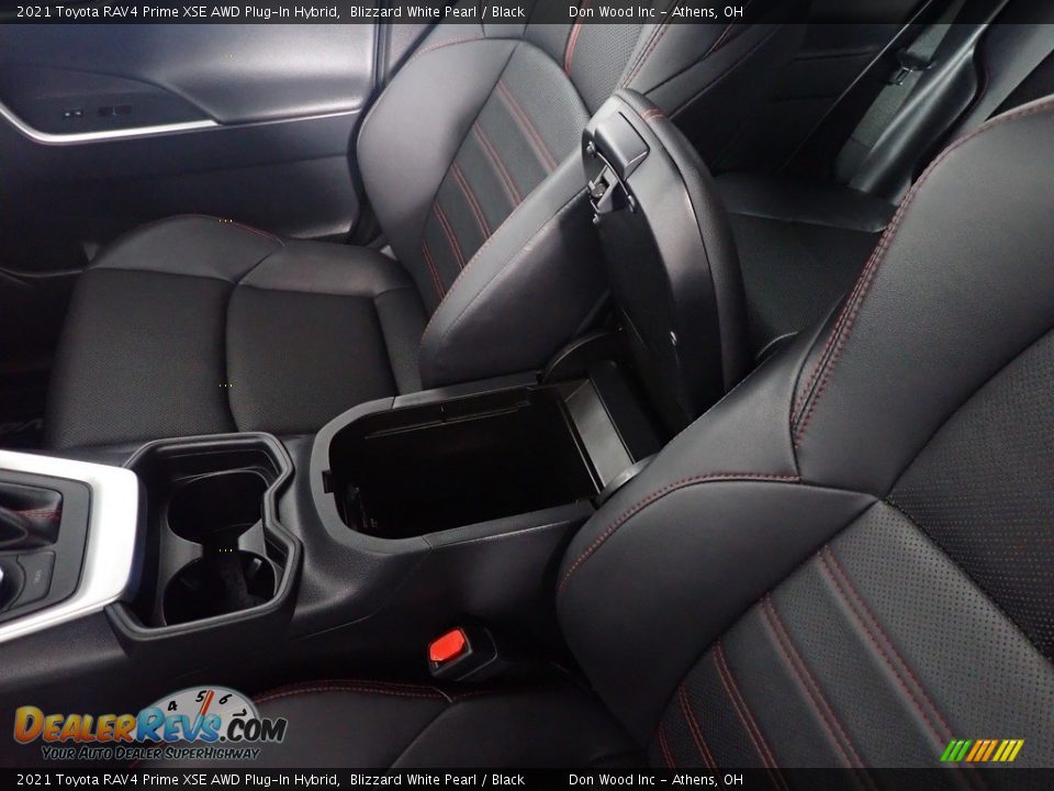 2021 Toyota RAV4 Prime XSE AWD Plug-In Hybrid Blizzard White Pearl / Black Photo #34