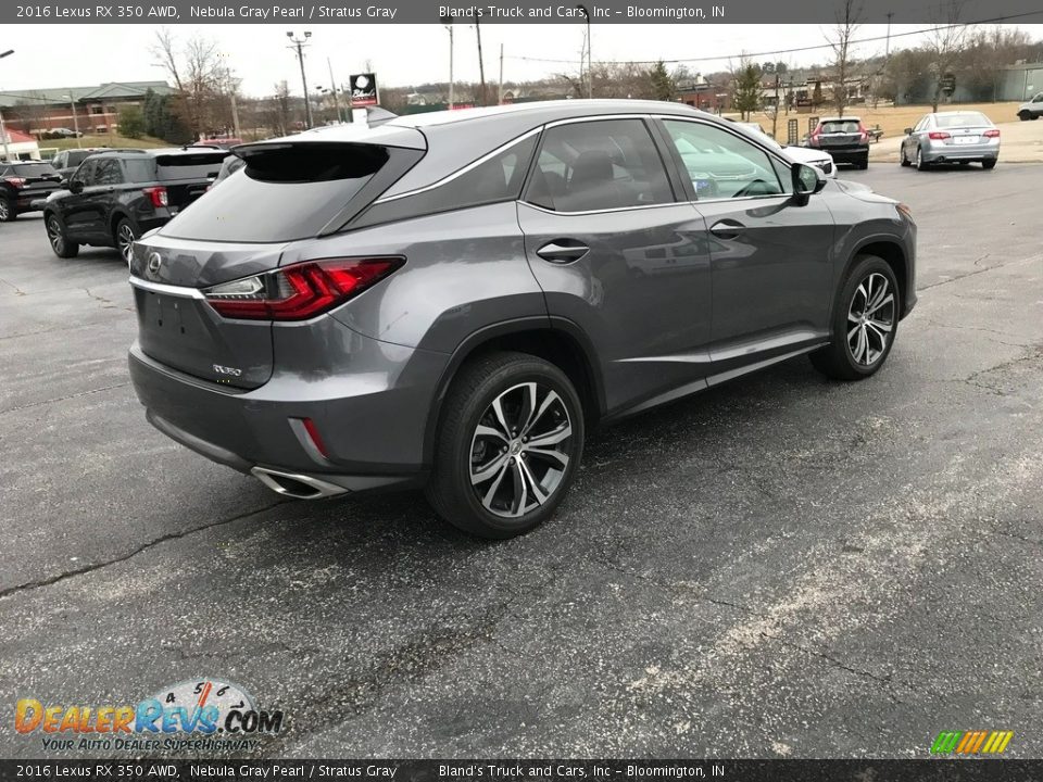 2016 Lexus RX 350 AWD Nebula Gray Pearl / Stratus Gray Photo #7