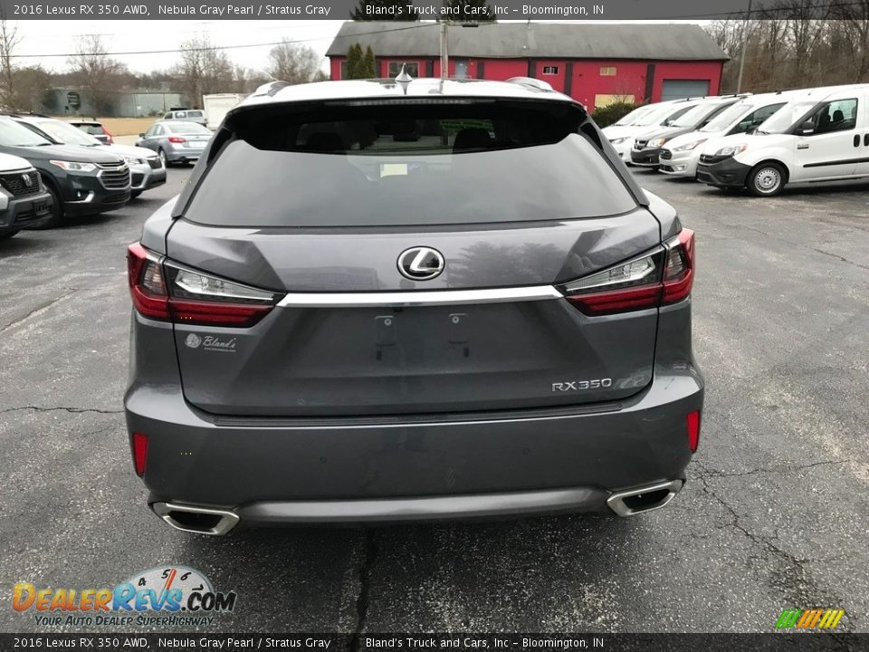 2016 Lexus RX 350 AWD Nebula Gray Pearl / Stratus Gray Photo #8