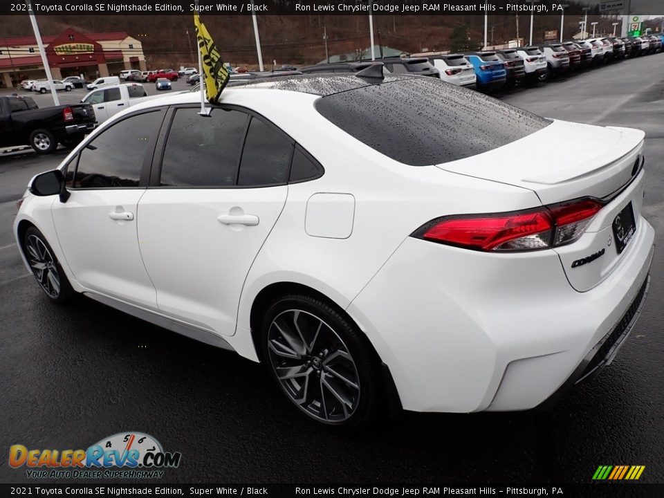 2021 Toyota Corolla SE Nightshade Edition Super White / Black Photo #3