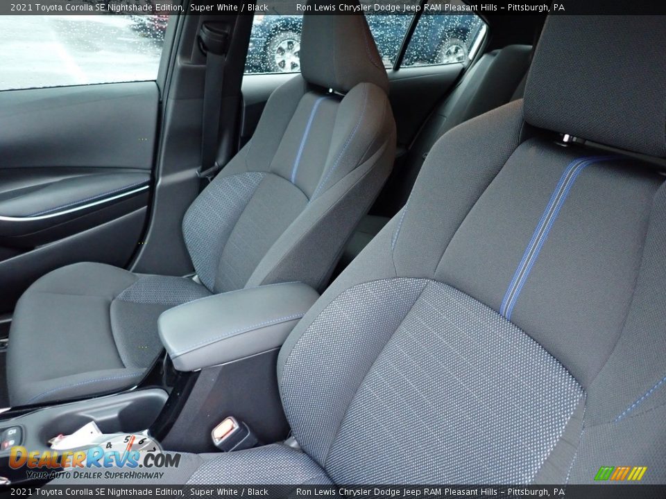 Front Seat of 2021 Toyota Corolla SE Nightshade Edition Photo #11