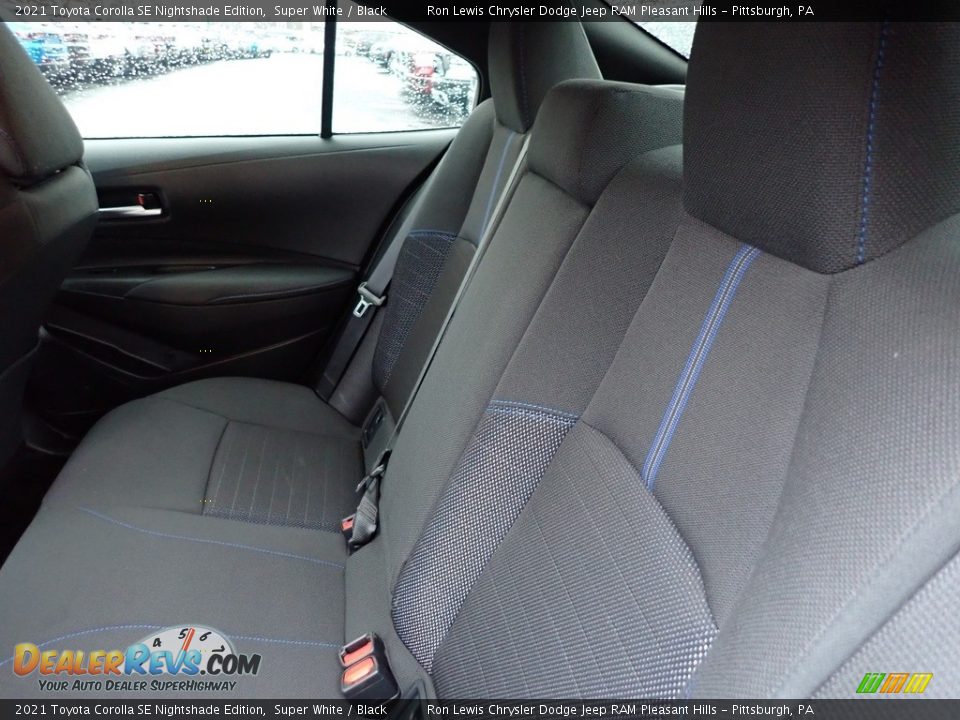 Rear Seat of 2021 Toyota Corolla SE Nightshade Edition Photo #12