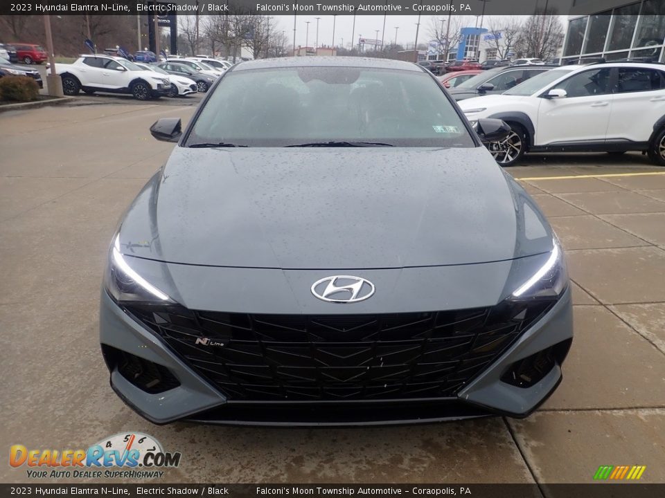 2023 Hyundai Elantra N-Line Electric Shadow / Black Photo #8