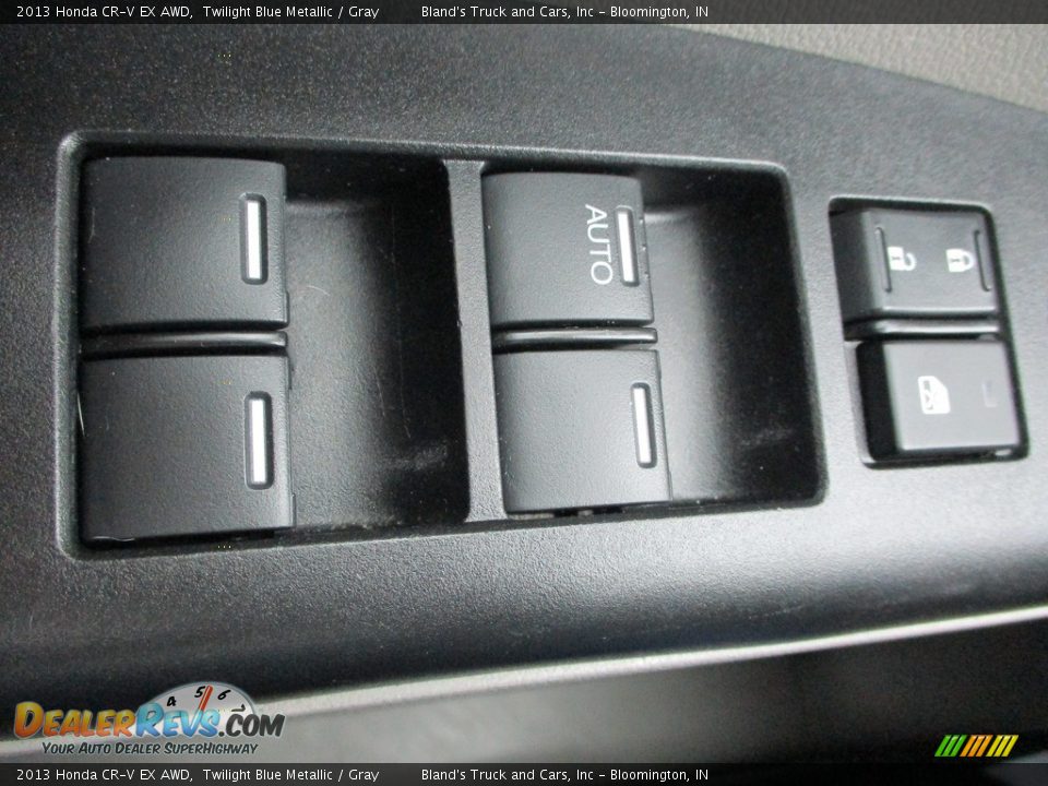 2013 Honda CR-V EX AWD Twilight Blue Metallic / Gray Photo #10