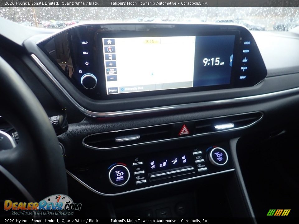 2020 Hyundai Sonata Limited Quartz White / Black Photo #26