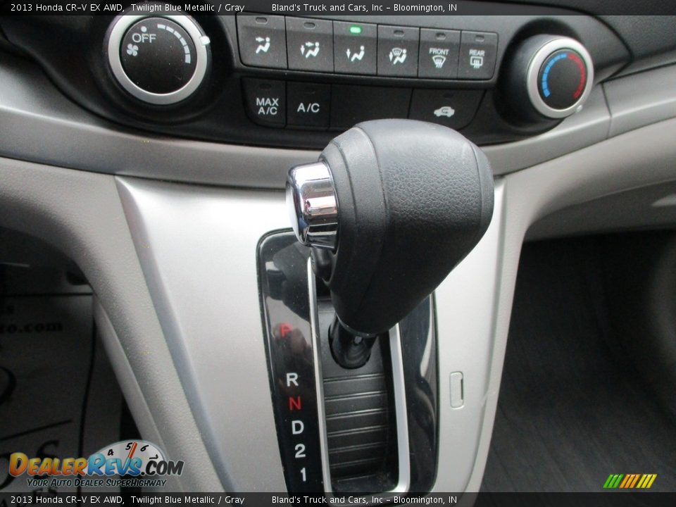 2013 Honda CR-V EX AWD Twilight Blue Metallic / Gray Photo #23