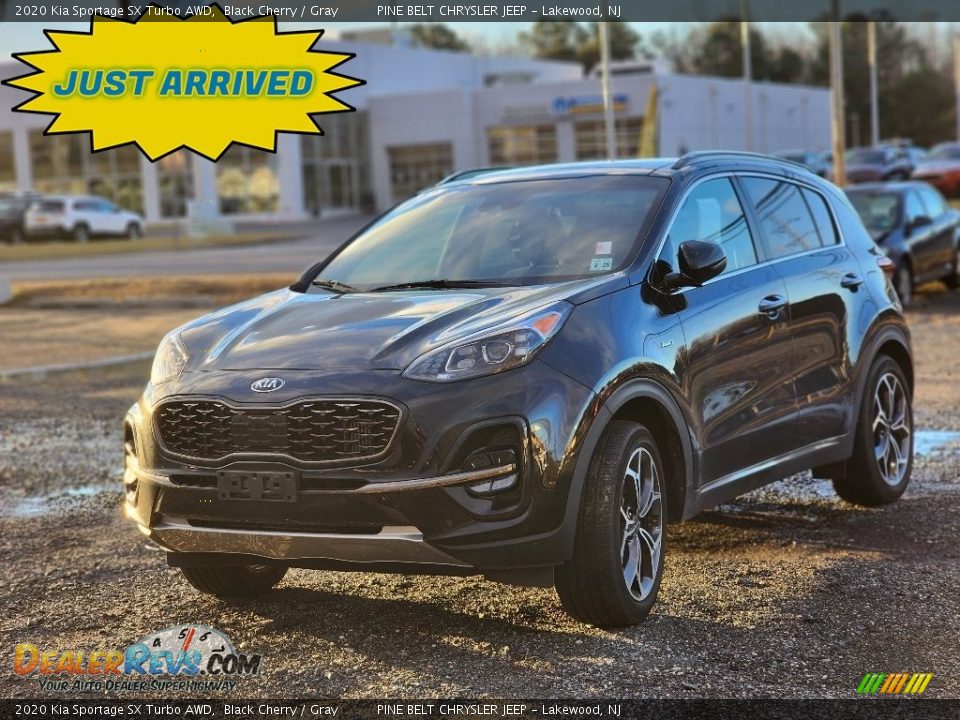 2020 Kia Sportage SX Turbo AWD Black Cherry / Gray Photo #1