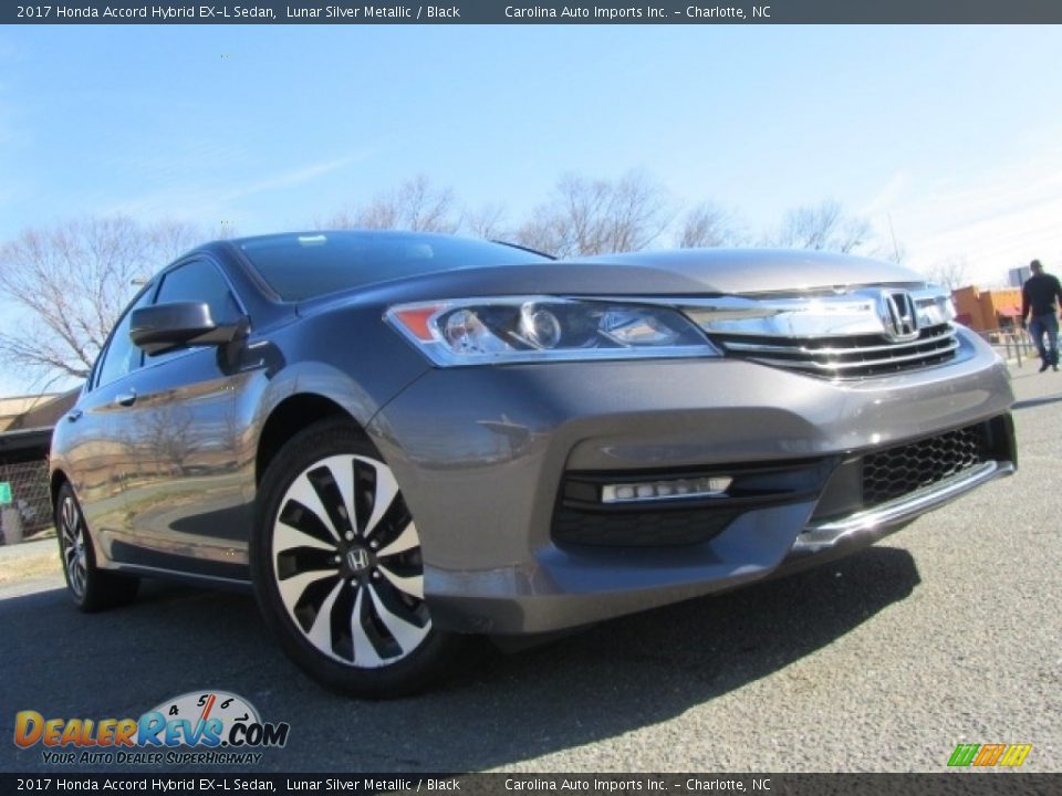 2017 Honda Accord Hybrid EX-L Sedan Lunar Silver Metallic / Black Photo #1