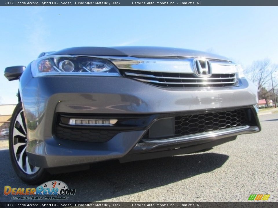 2017 Honda Accord Hybrid EX-L Sedan Lunar Silver Metallic / Black Photo #2