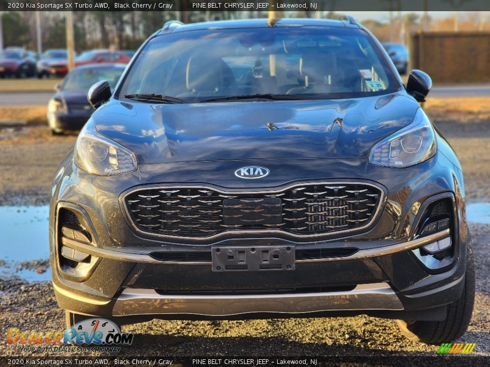 2020 Kia Sportage SX Turbo AWD Black Cherry / Gray Photo #2