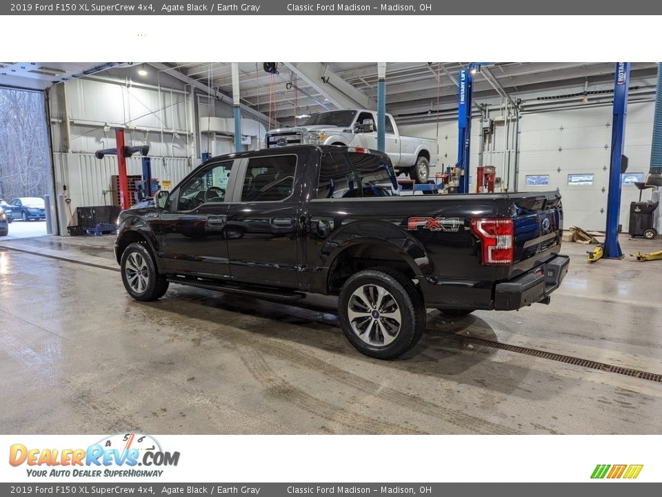 2019 Ford F150 XL SuperCrew 4x4 Agate Black / Earth Gray Photo #3