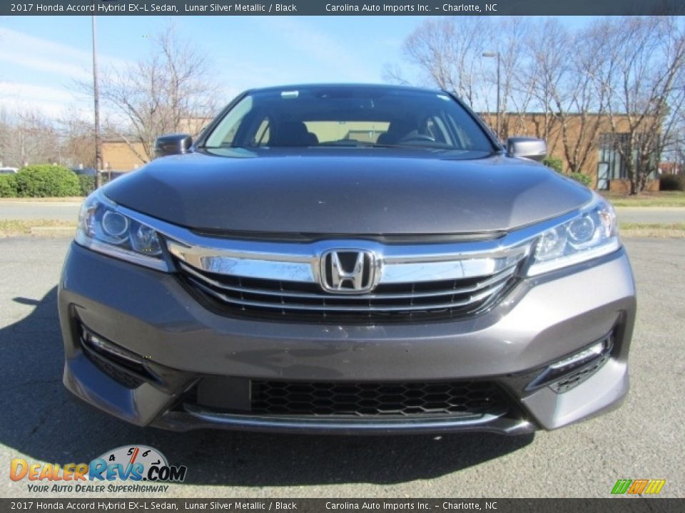 2017 Honda Accord Hybrid EX-L Sedan Lunar Silver Metallic / Black Photo #4
