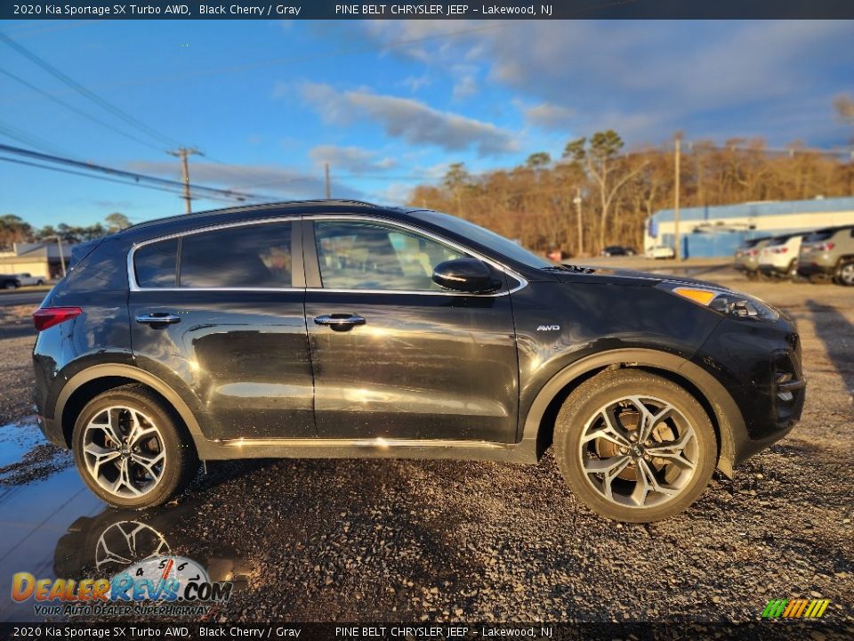 2020 Kia Sportage SX Turbo AWD Black Cherry / Gray Photo #4