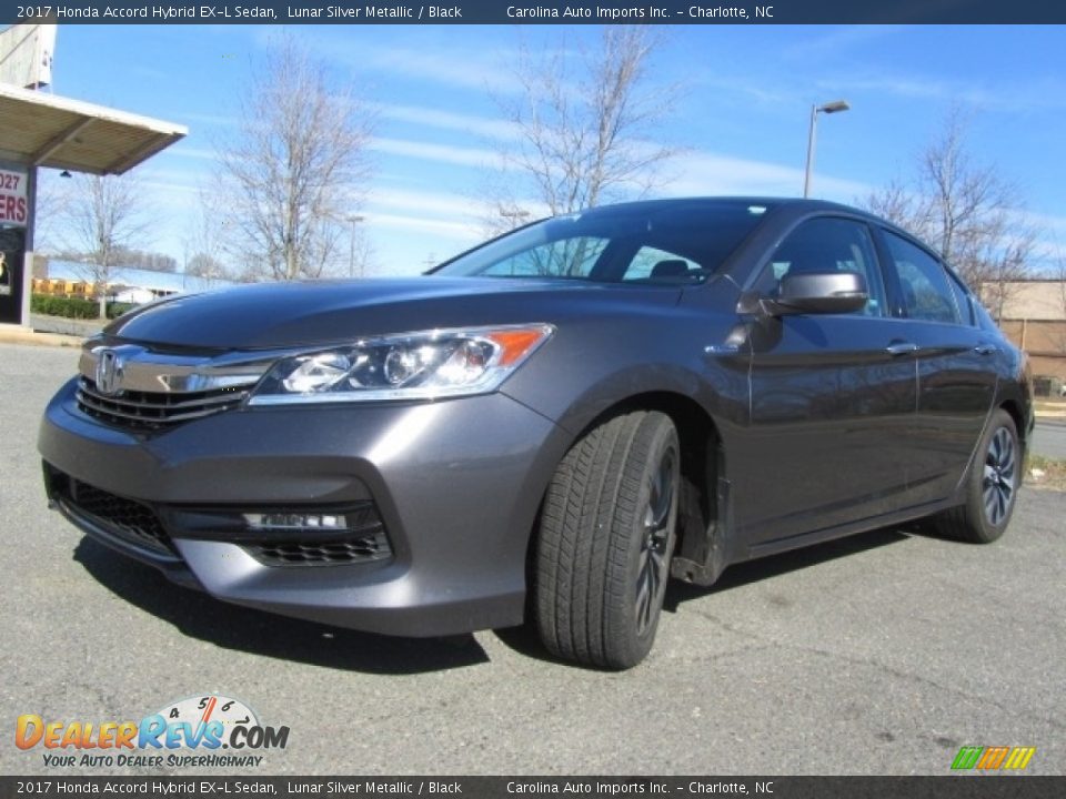 2017 Honda Accord Hybrid EX-L Sedan Lunar Silver Metallic / Black Photo #6