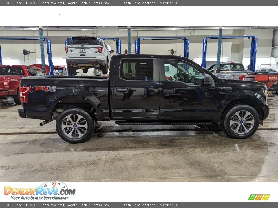 2019 Ford F150 XL SuperCrew 4x4 Agate Black / Earth Gray Photo #6