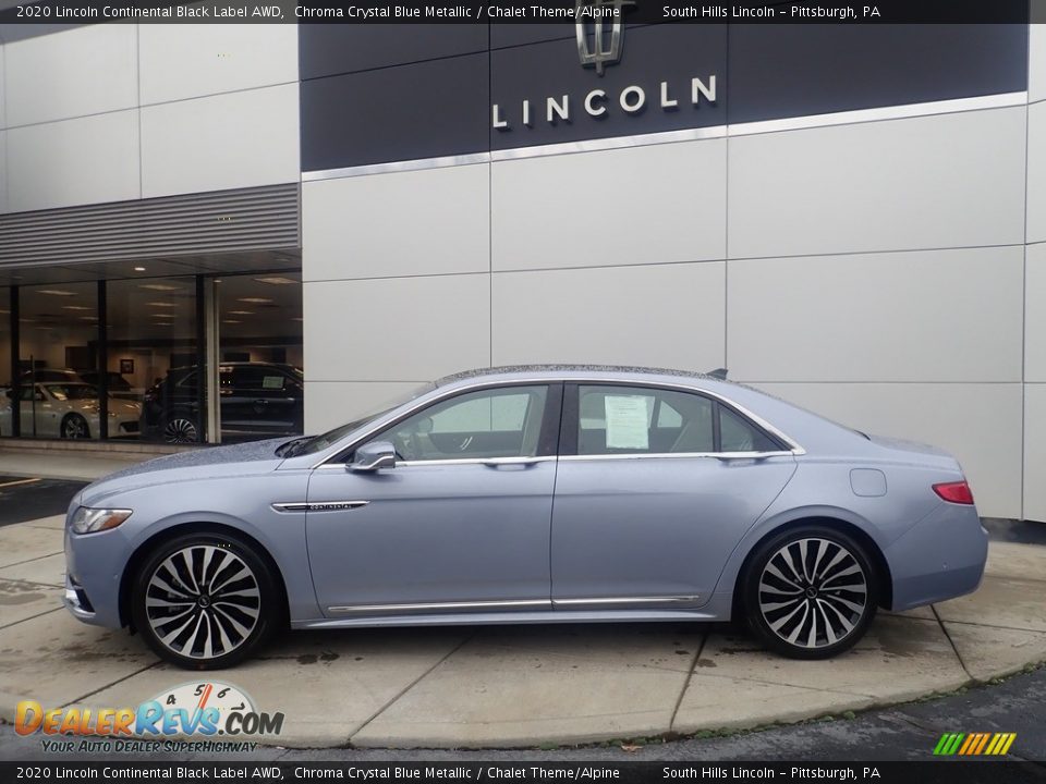 Chroma Crystal Blue Metallic 2020 Lincoln Continental Black Label AWD Photo #2