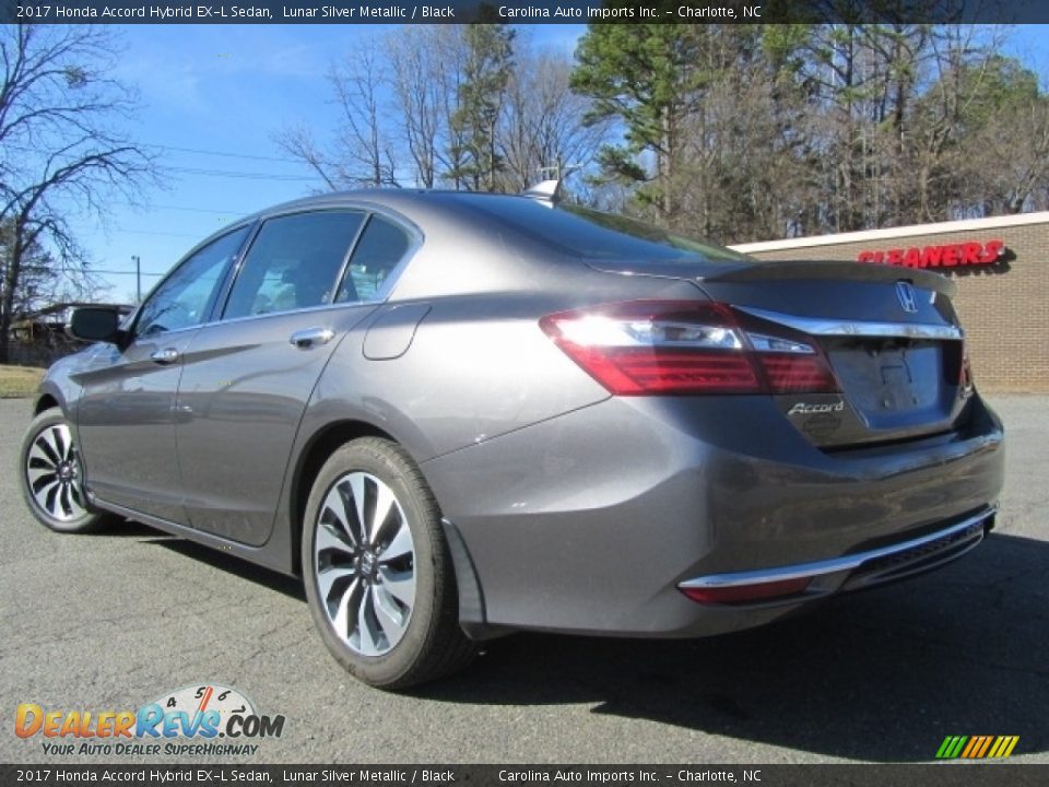 2017 Honda Accord Hybrid EX-L Sedan Lunar Silver Metallic / Black Photo #8