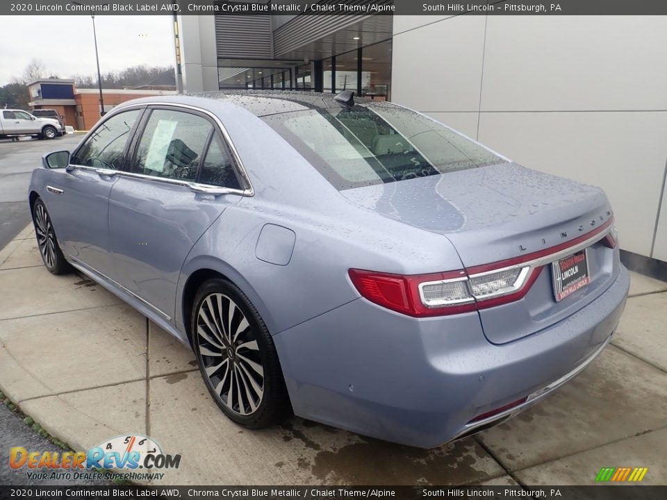 2020 Lincoln Continental Black Label AWD Chroma Crystal Blue Metallic / Chalet Theme/Alpine Photo #3