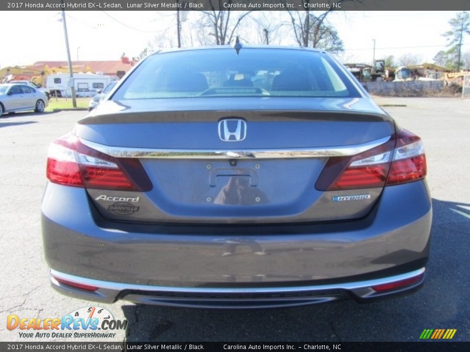 2017 Honda Accord Hybrid EX-L Sedan Lunar Silver Metallic / Black Photo #9
