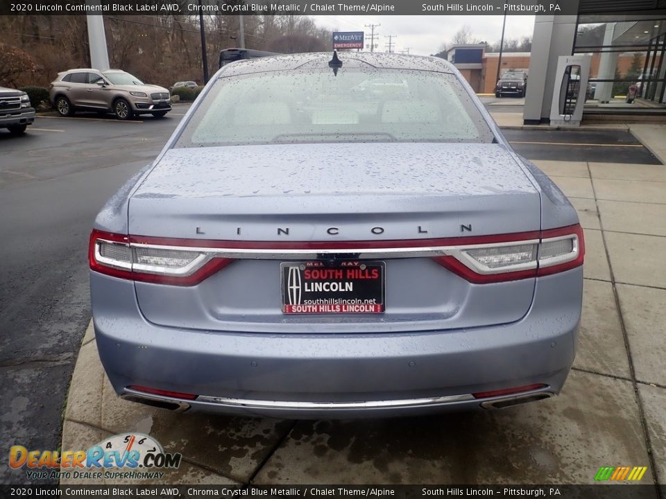 2020 Lincoln Continental Black Label AWD Chroma Crystal Blue Metallic / Chalet Theme/Alpine Photo #4