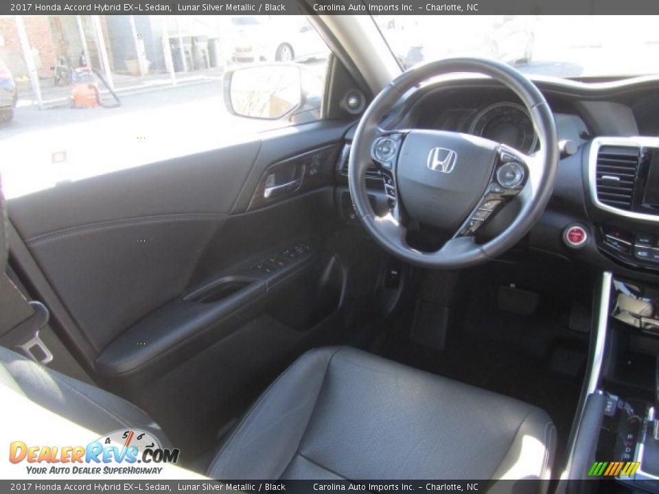 2017 Honda Accord Hybrid EX-L Sedan Lunar Silver Metallic / Black Photo #12