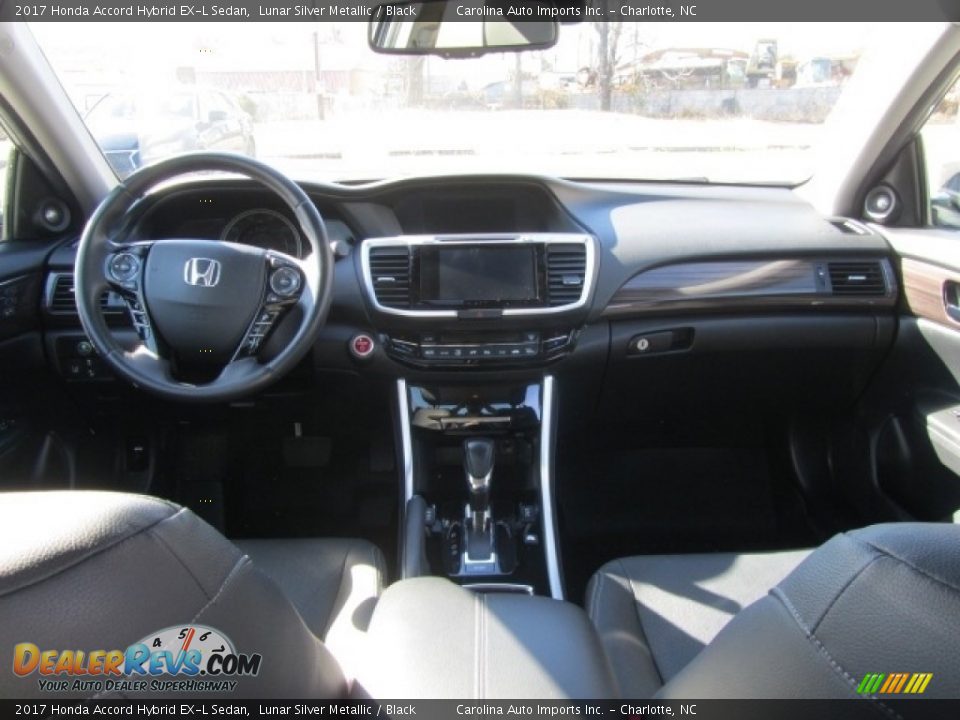 2017 Honda Accord Hybrid EX-L Sedan Lunar Silver Metallic / Black Photo #13