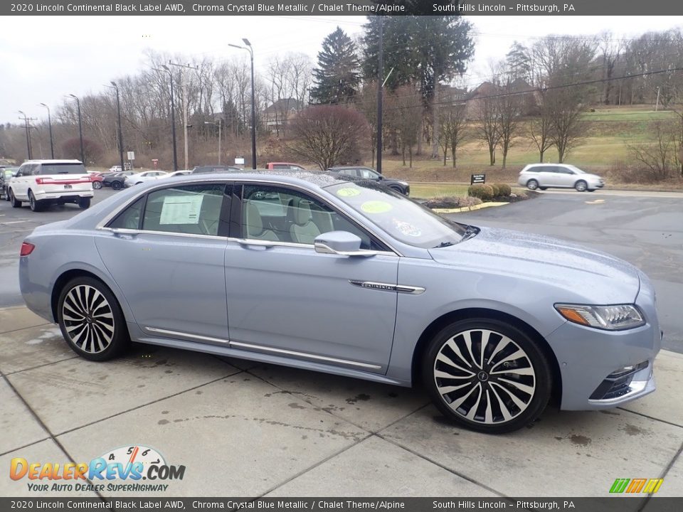 Chroma Crystal Blue Metallic 2020 Lincoln Continental Black Label AWD Photo #7